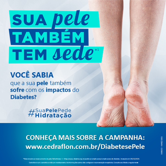 Você sabia que a SUA PELE TAMBÉM TEM SEDE?