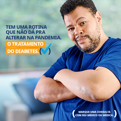 59,4% dos pacientes com diabetes apresentam piora no co...