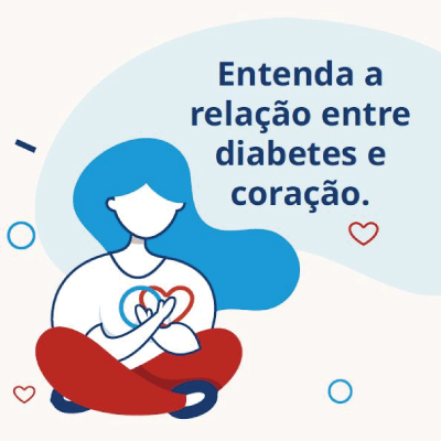 Cuidar do diabetes é cuidar do coração.