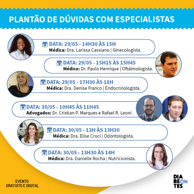 Plantão de dúvidas com médicos